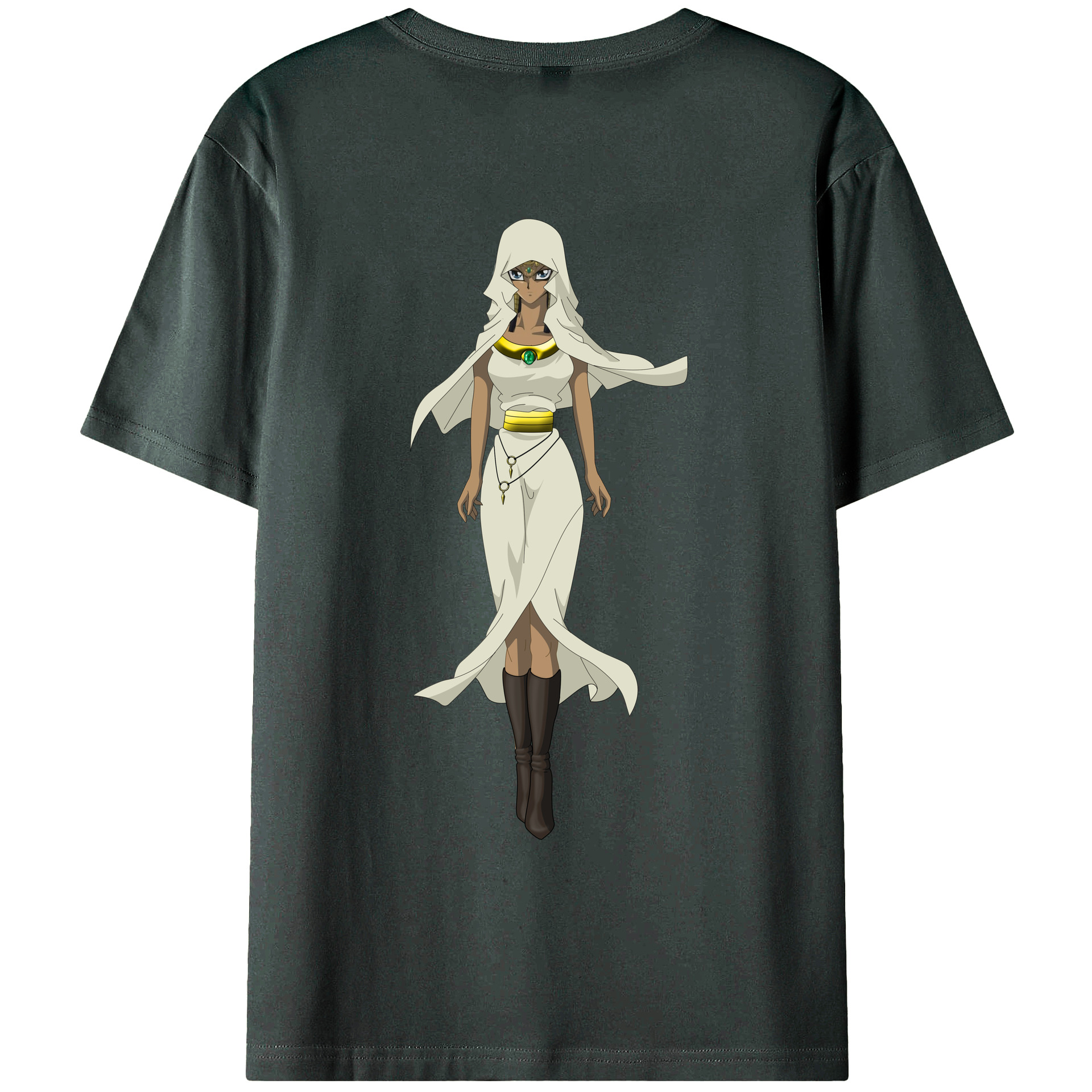 （画像用） 遊☆戯☆王 Yu-Gi-Oh! 綿100％ メンズ半袖Tシャツ（バックプリント） 通気性